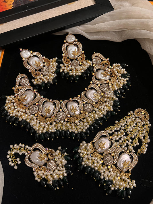 Turkish Necklace Set With Jhumar Complete