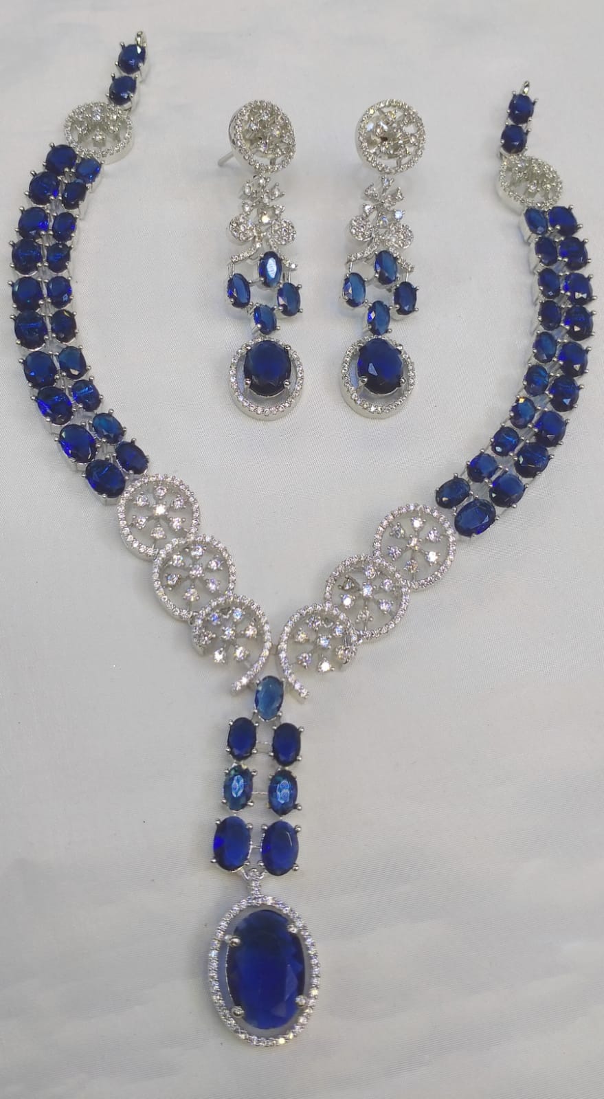 American Diamond Jewellery Set