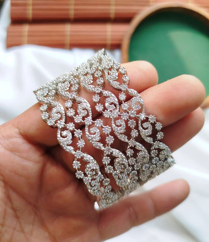 Premium Micro AD 4 Pcs Bangles