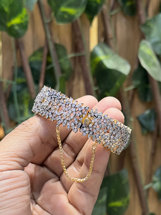 Aesthetic Single Pc Of Openable Bangle - Zilarra Jewellers